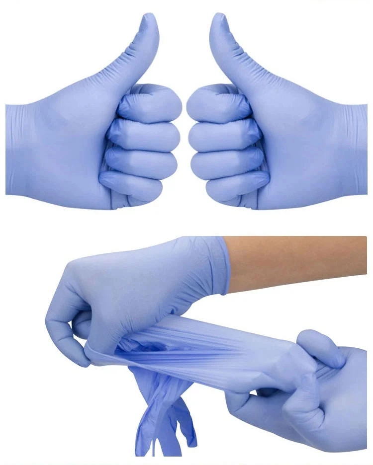 Powder Free Safety Work Gloves PVC Examination Disposable Latex Gloves Nitrile Gloves