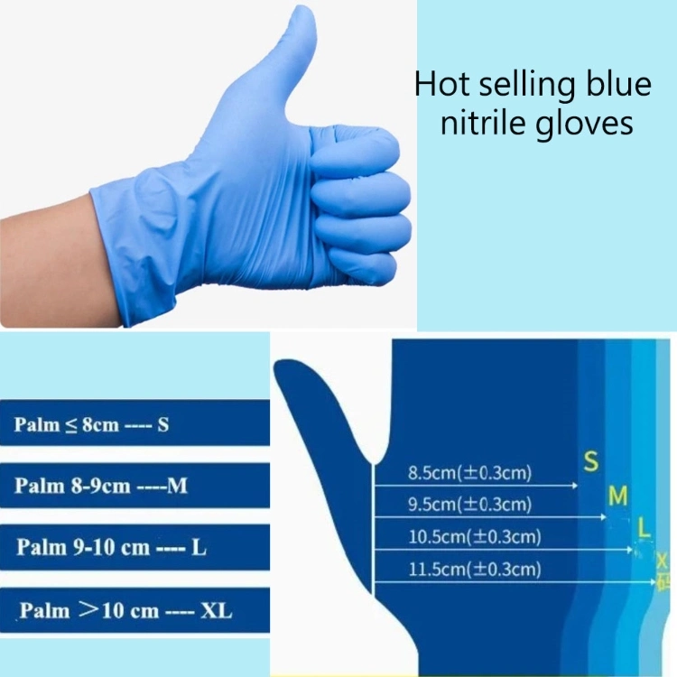 Safetree Disposable Nitrile Gloves CE En374-5 Powder Free PPE Gloves