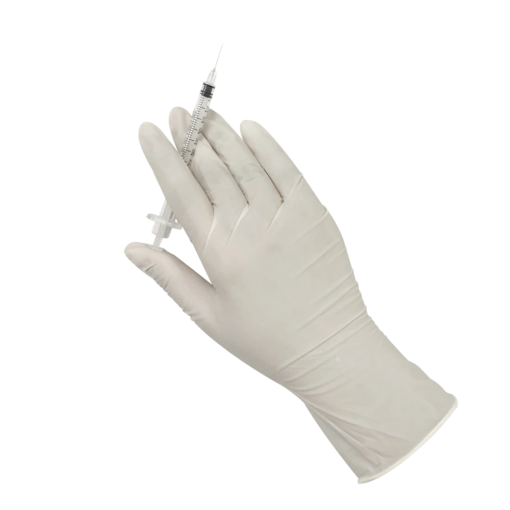 Powder Free Non Sterile Natural Rubber Latex Exam Gloves/Disposable Gloves Medical Consumables