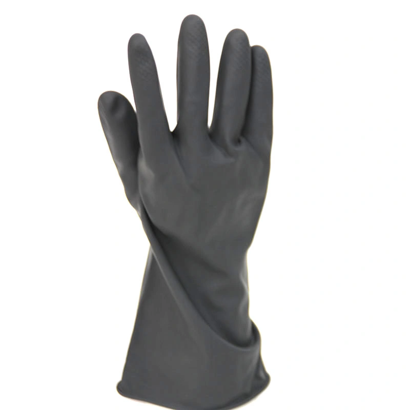 Industrial Rubber Heavy Duty Work Safety Gloves, Latex Glove.