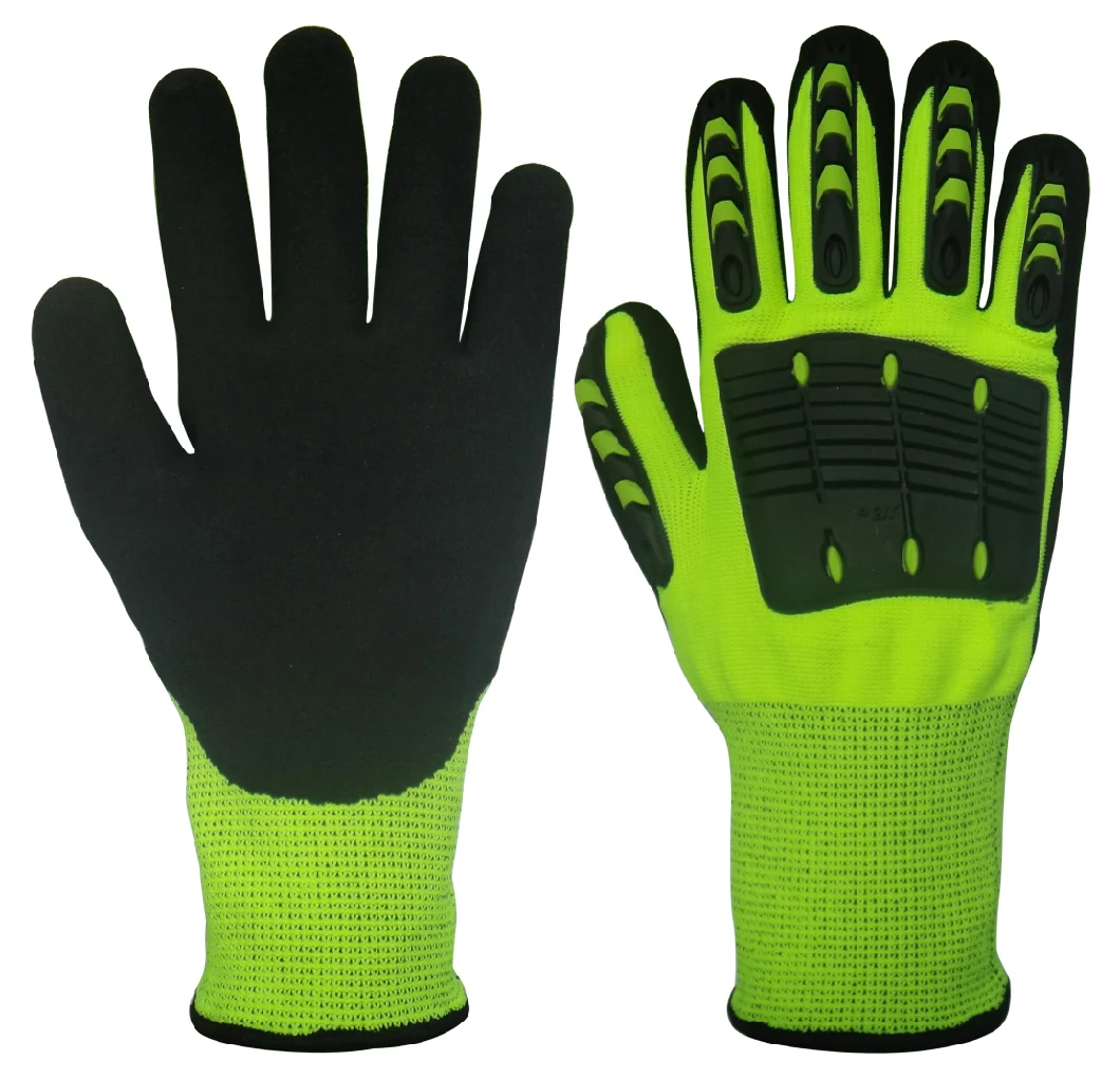 Heavy Duty Anti-Puncture Impact-Resistant Mechanical Safety Work Gloves