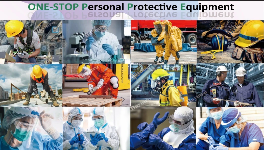 Safety Industrial Chemical Resistant Green Nitrile Gloves