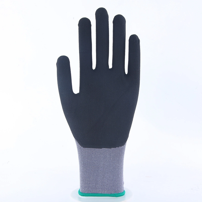 Industrial Safety Hand Protection Durable Work Latex Coated Gloves