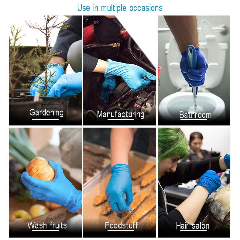 Factory Supply Powdered Disposable Latex Gloves Nitrile Glove PVC Examination Gloves Hand Gloves