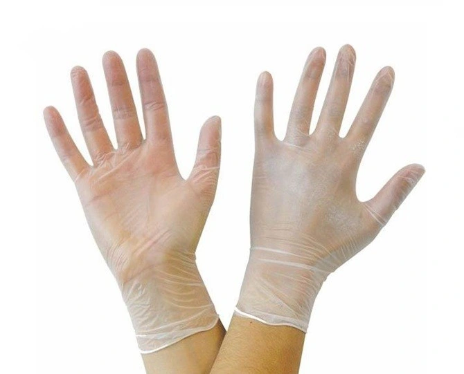 Large Stock S M L Disposable Food Grade Powder Free PVC Vinyl Hand Gloves