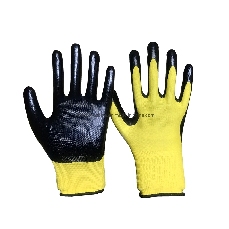 High Quality Work Glove Cheap Nitrile Glove From China Manufacturers Working Glove Nitrile Dipped Safety Gloves