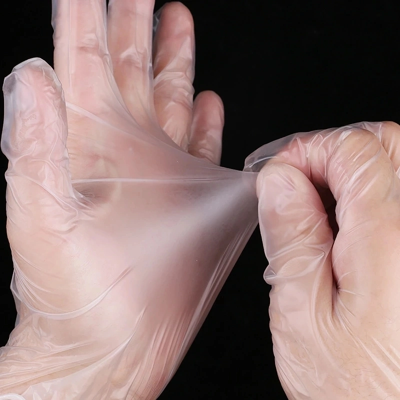 Wholesale Powder Free Non Sterile Latex Vinyl Latex Clear Examination Disposable Gloves