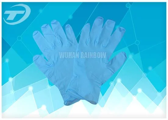 Hot Sale Safety Disposable Blue Heavy Duty Work Examination Nitrile/Vinyl/PVC/Rubber/Latex/ Gloves
