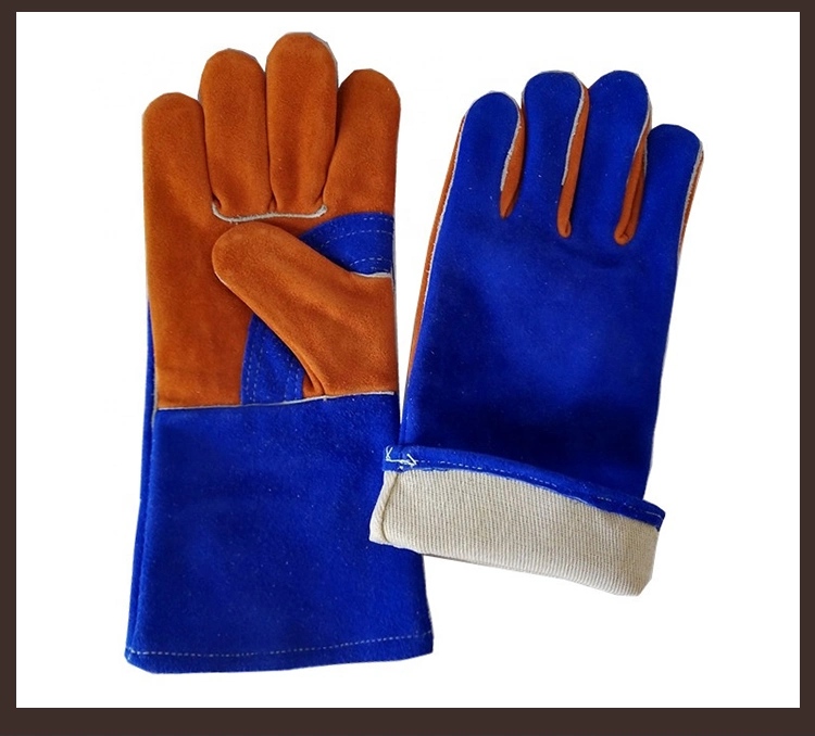 New Style Work Warm Welding Gloves CE Certification Leather Industry Cutting Welding Safety Gloves