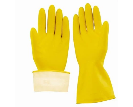Orange Household Gloves Latex Rubber Gloves Cheap