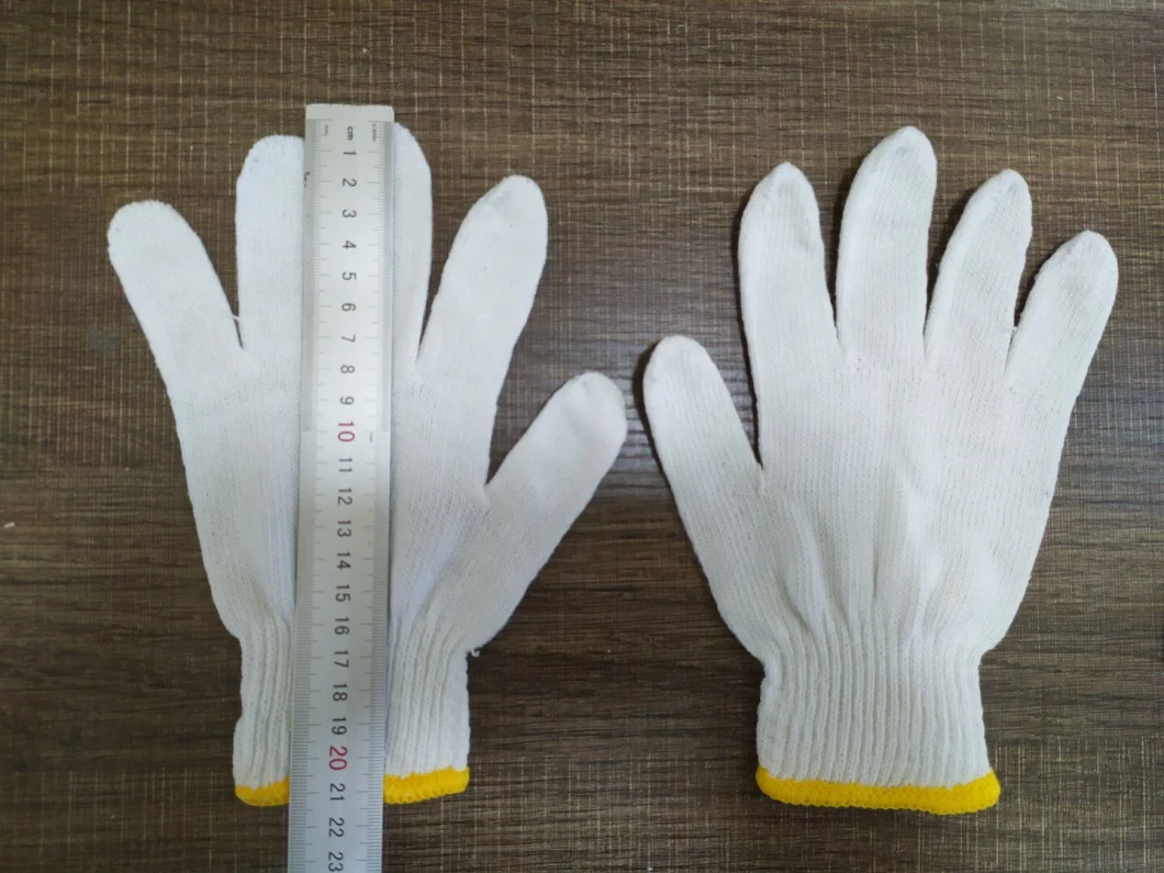 10 Gauge Cotton Work Gloves/Cotton Gloves with Seamless Knitting Safety Glove