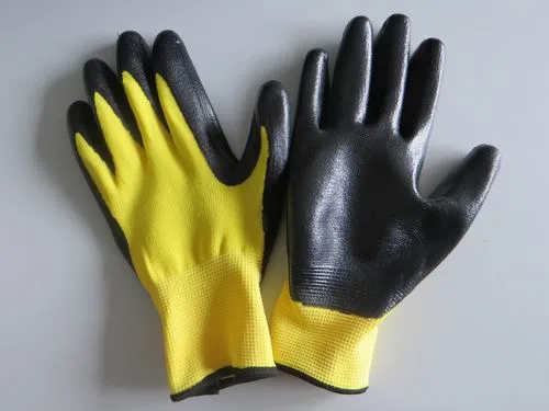 Working Gloves Coated with Latex for Mechanic Car Repair