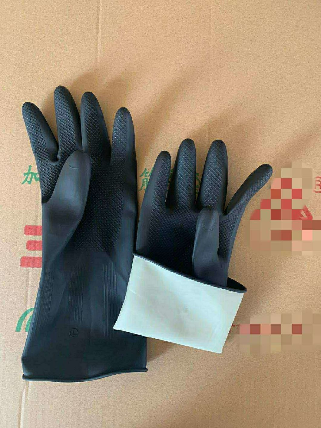 Latex /Rubber Gloves for Hand Safety Protection with Ce Certification