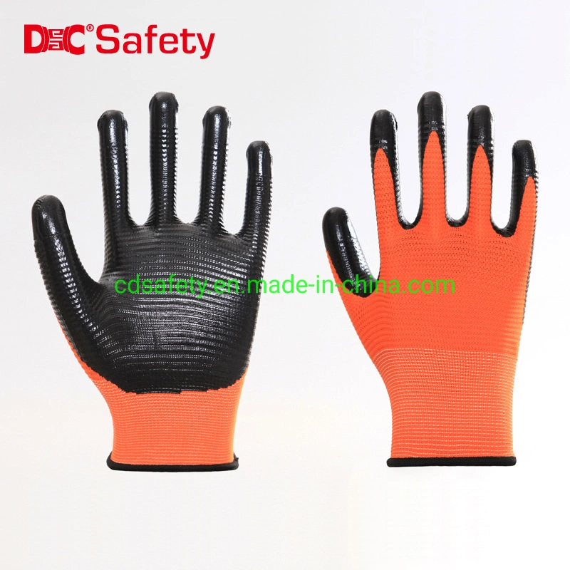13G U3 Nitrile Safety Gloves Gardening Industrial Safety Working Gloves