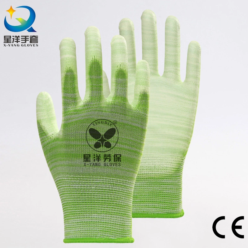 PU Coated Safety Abrasion Resistance Anti-Cut Construction Industrial Work Gloves