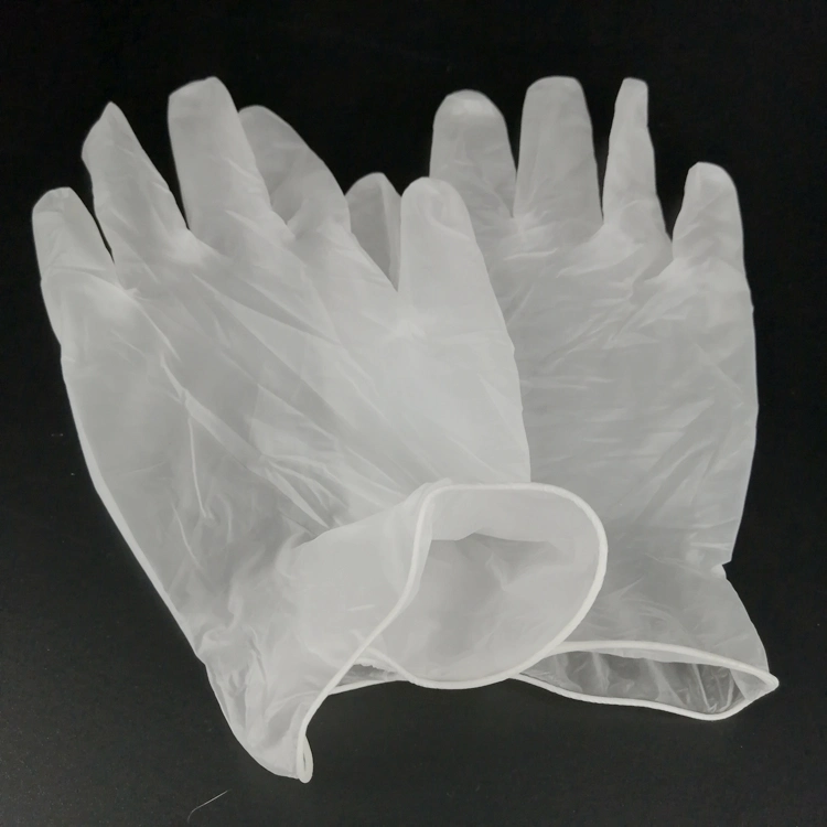 Fast Shipping Disposable Clear Color Powder Free PVC Gloves Vinyl Gloves