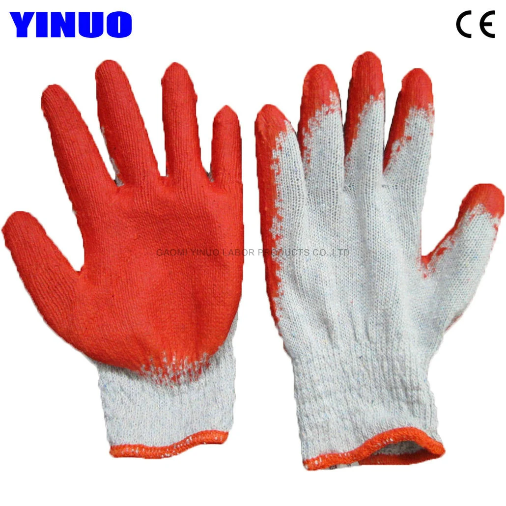 Cheap Smooth Latex Palm Coated Construction Industrial Work Gloves