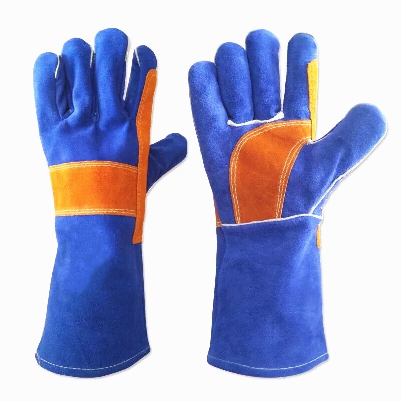 Yellow Safety Working Gloves Welding Hand Gloves