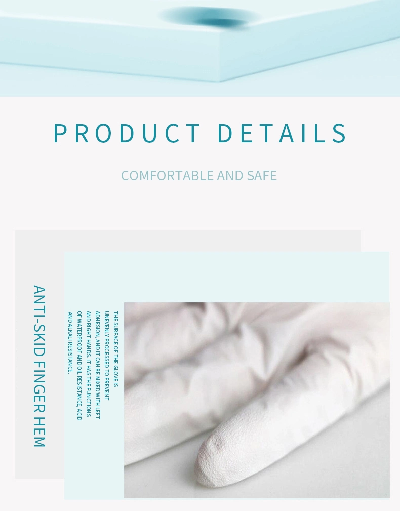 Hot Sale Protective Disposable Nitrile Hand Gloves in Stock