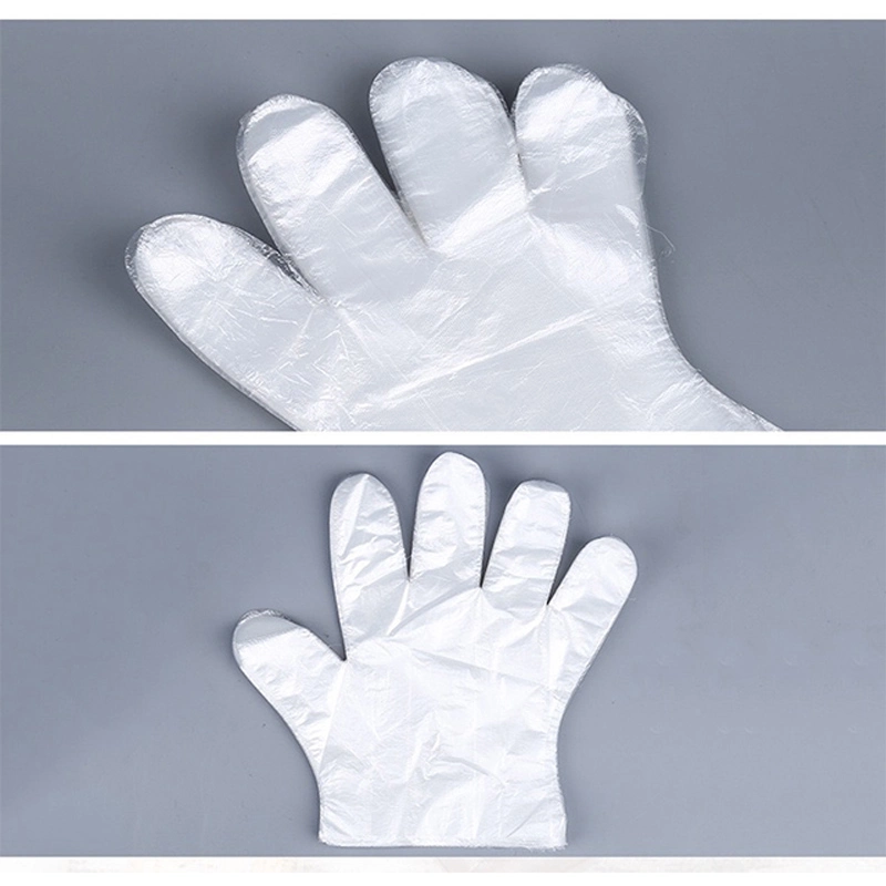 FDA Wholesale Food Grade Waterproof Transparent Plastic Safety Restaurant Household Cleaning Eating Protective Disposable PE Gloves