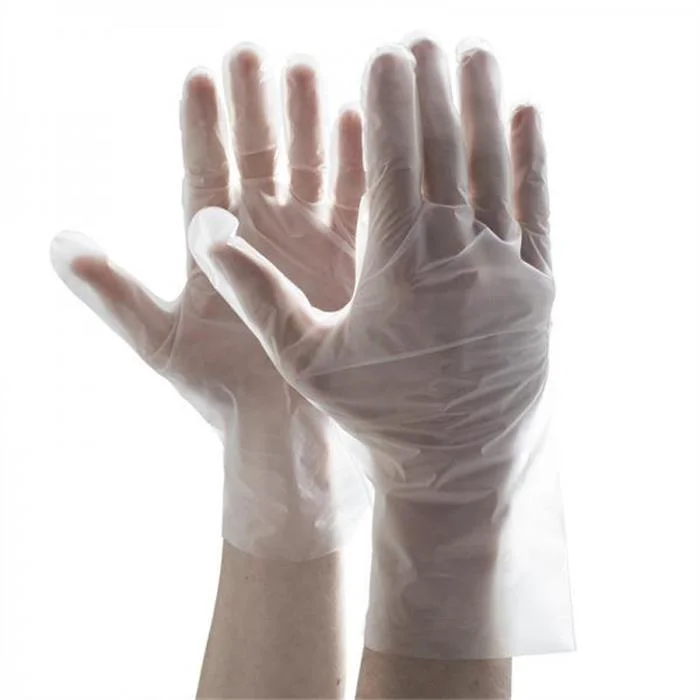Blue White Black TPE Gloves Disposable Household Plastic Hand Gloves