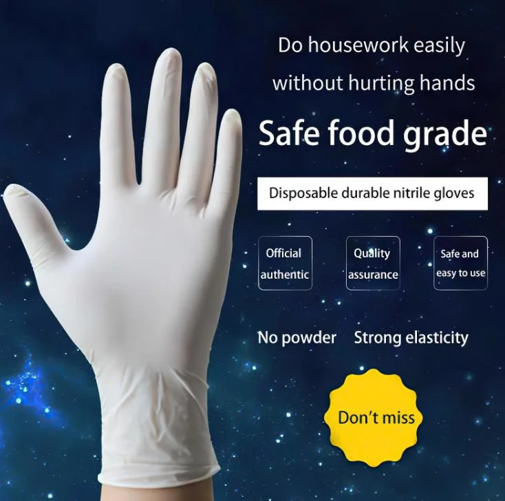 Rubber Gloves Disposable Glove Examination Nitrile Pdf Nitrile Gloves Food Certification