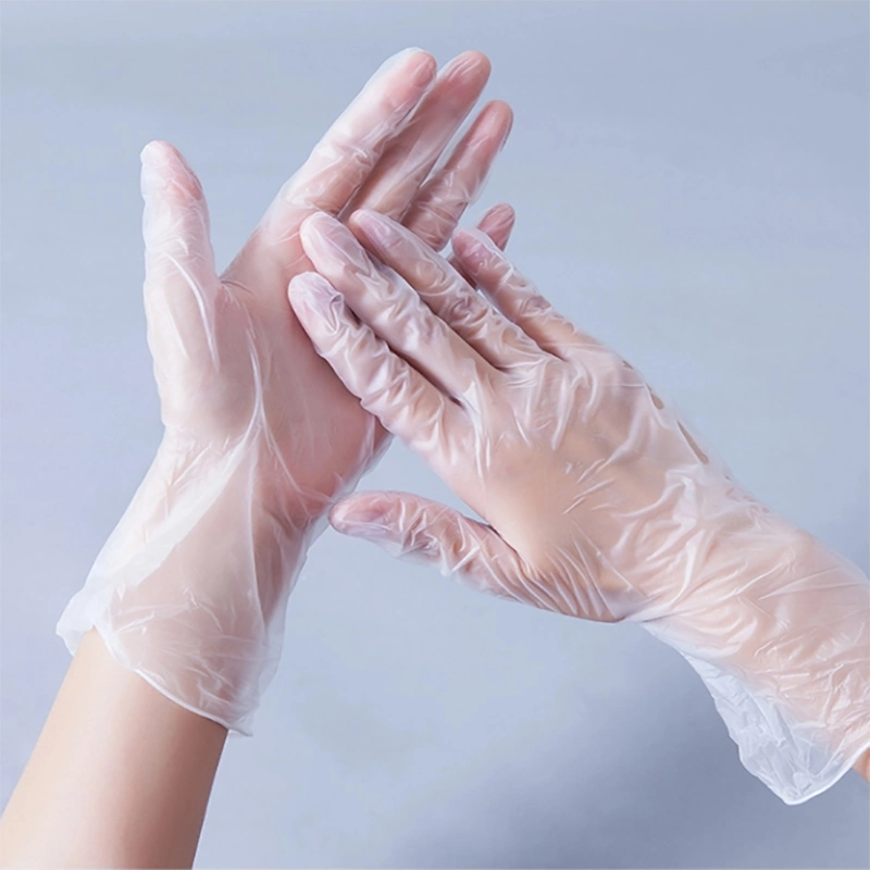 Wholesale Kitchen Household Clean Food Grade Vinyl Gloves Powder Free PVC Gloves Vinyl Examination Gloves