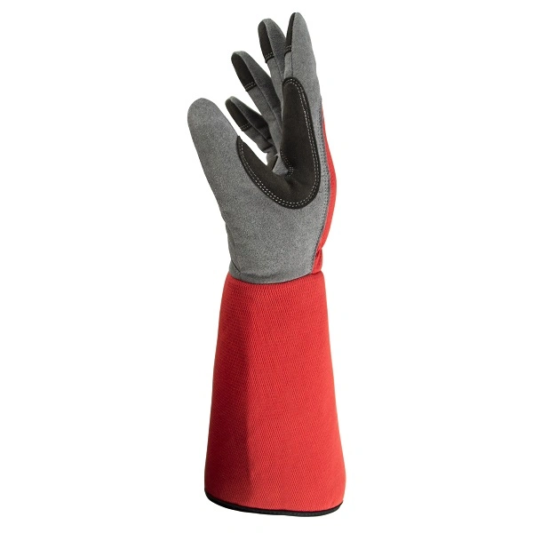 Long Cuff Synthetic Leather Work Gloves