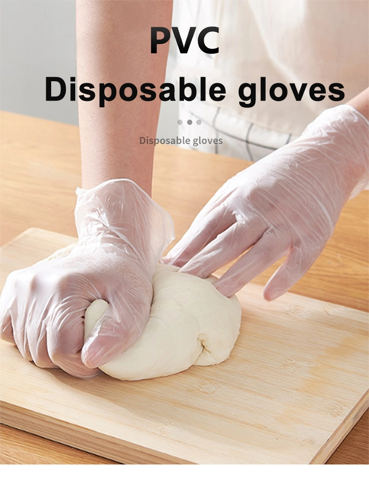 PVC Transparent Household Gloves Washing Working PVC Safety Gloves