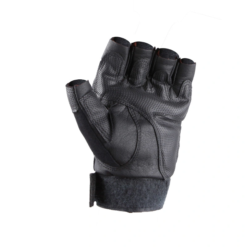 Fingerless Synthetic Leather Mechanic Gloves or Fighting Gloves
