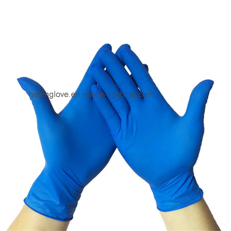 Bulk Disposable Nitrile Gloves Personal Protective Disposable Cheap Nitrile Gloves in Stocks