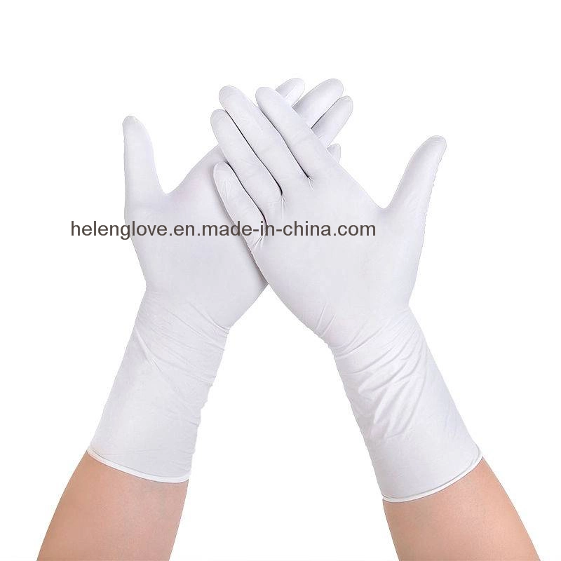 Black Blue Nitrile Latex Free Non Powder Mechanic Disposable Gloves