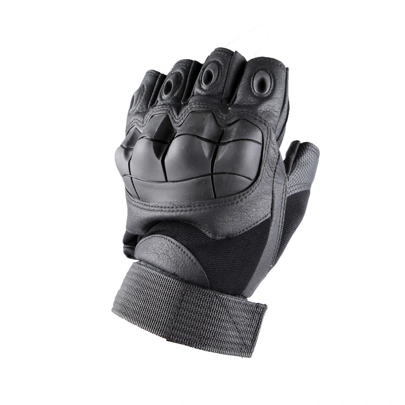 Fingerless Synthetic Leather Mechanic Gloves or Fighting Gloves