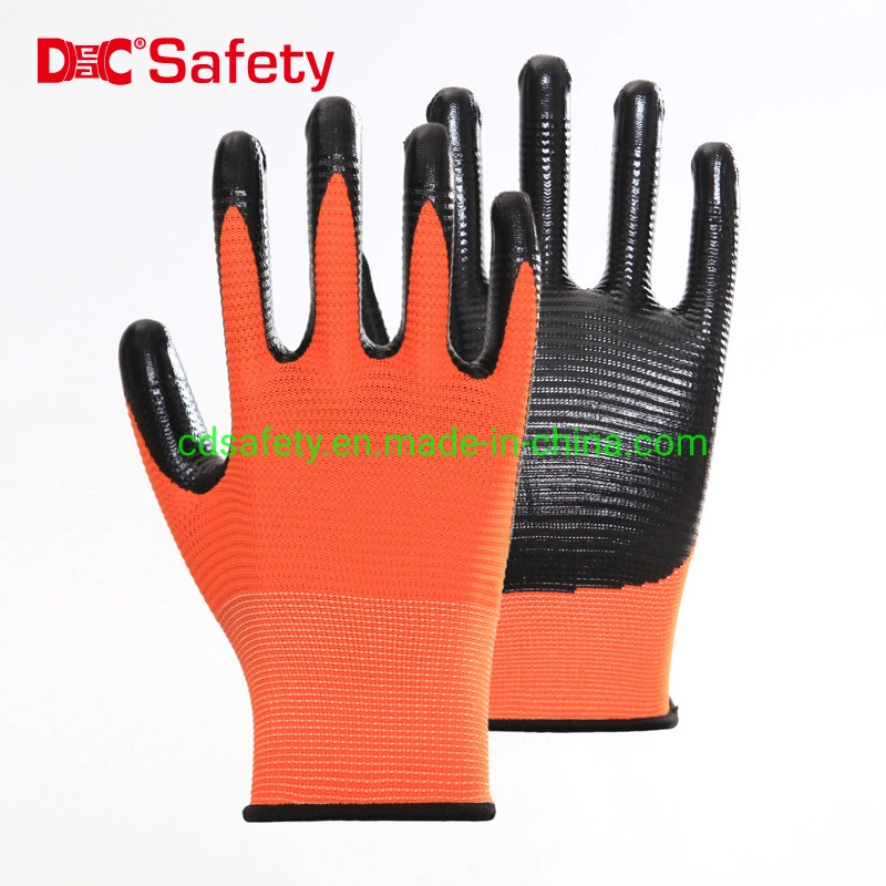 13G U3 Nitrile Safety Gloves Gardening Industrial Safety Working Gloves