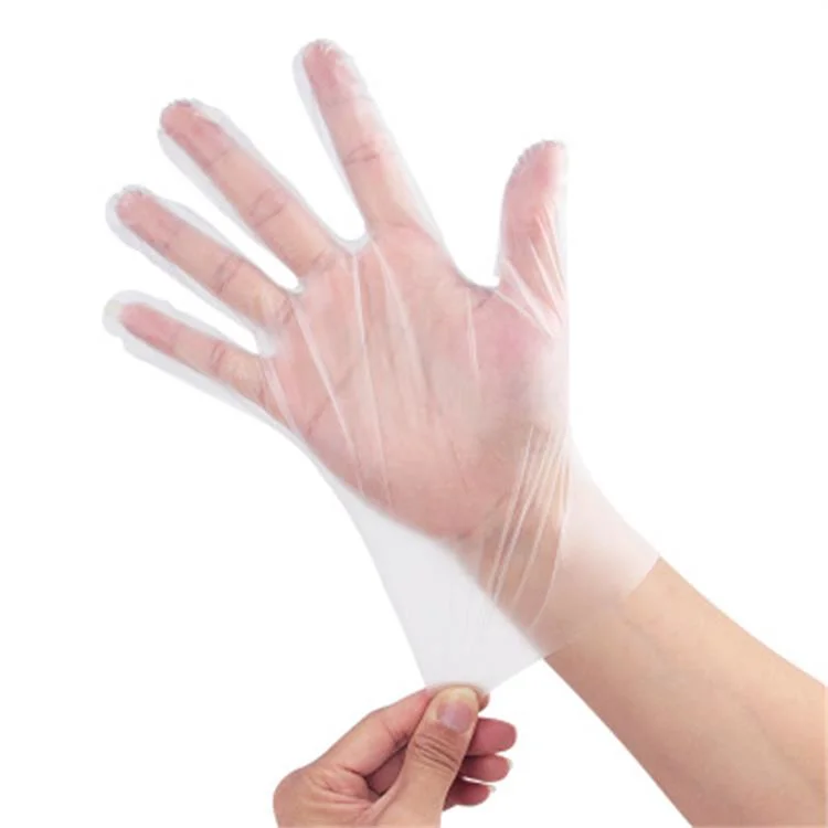 China Factory Household Restaurant Shopping Mall Disposable TPE Gloves