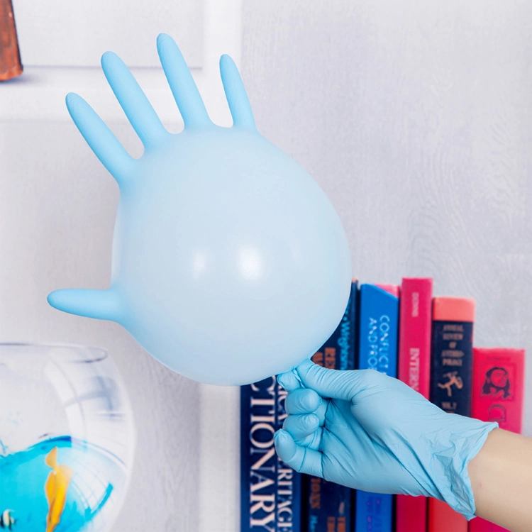 100PCS/Lot Disposable Latex Gloves Universal Cleaning Work Finger Gloves Protective Food for Safety Blue St02