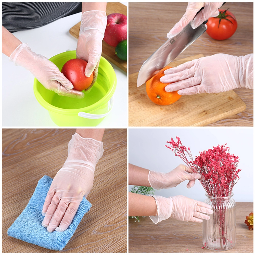 PVC Gloves Powder Free Household Work Industrial PVC Hand Gloves