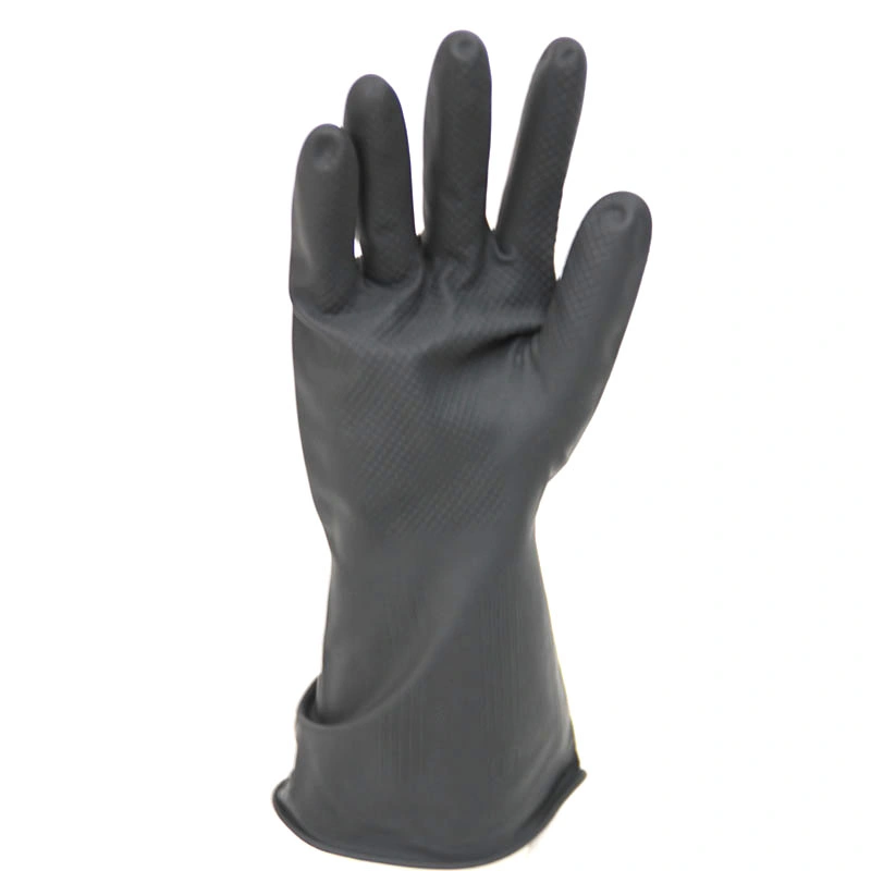Industrial Rubber Heavy Duty Work Safety Gloves, Latex Glove.