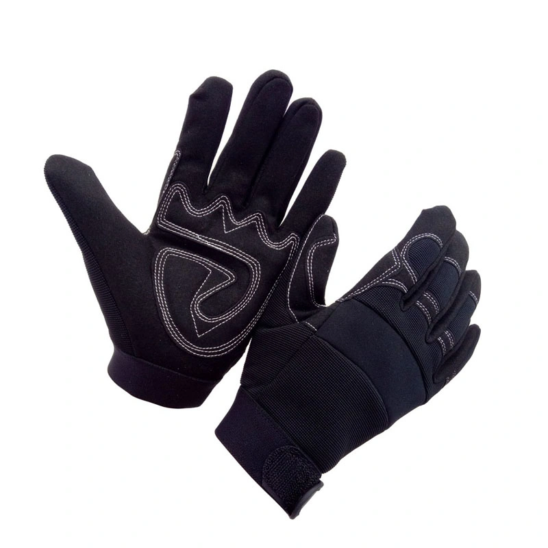 Hand Gloves Synthetic Leather Palm Mechanics Gloves