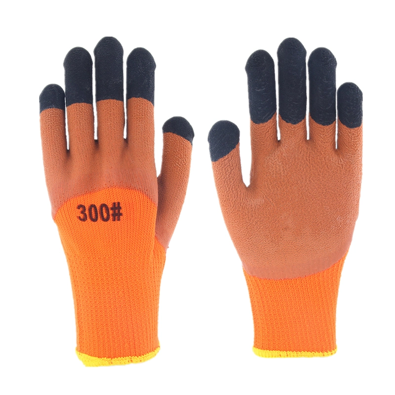 Outdoor Anti-Slip Hand Protection, Work Durable Safety Latex Coated Gloves