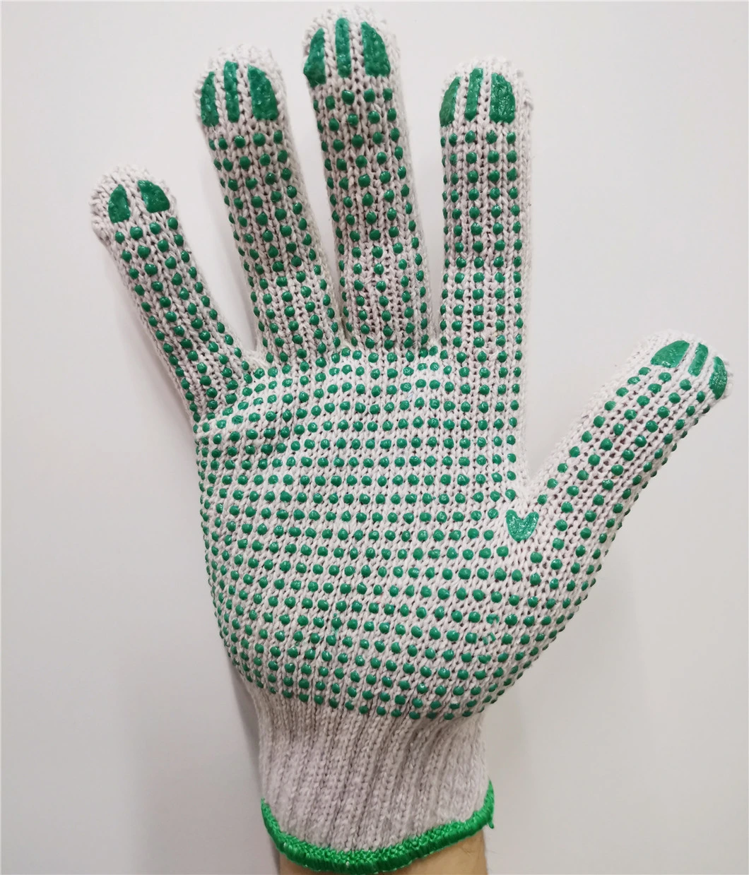 Cotton Gloves PVC Dots Safety Work Gloves Industrial Work Gloves/PVC Gloves