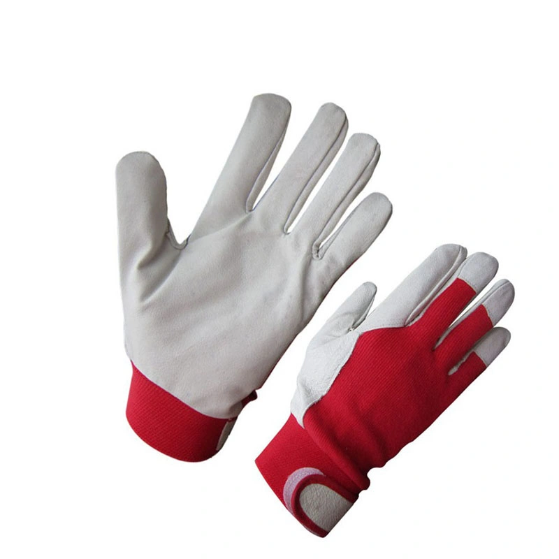 Synthetic Leather Palm Mechanic Gloves Hand Gloves