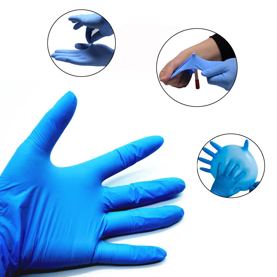 Disposable Nitrile Gloves Civilian Usage Disposable Nitrile Latex Gloves