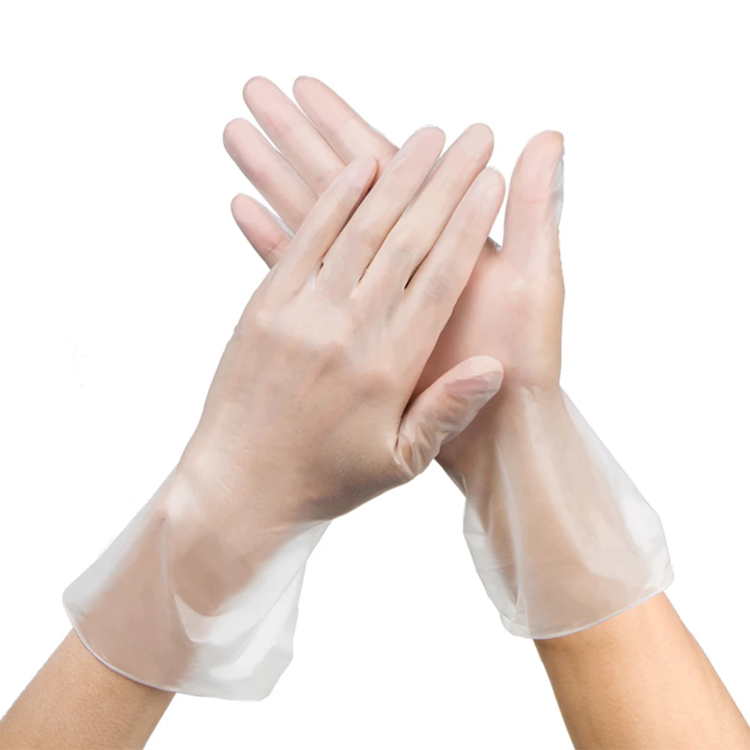 Factory Direct Protection Hand Care Latex Examination Gloves Disposable Transparent PVC Gloves