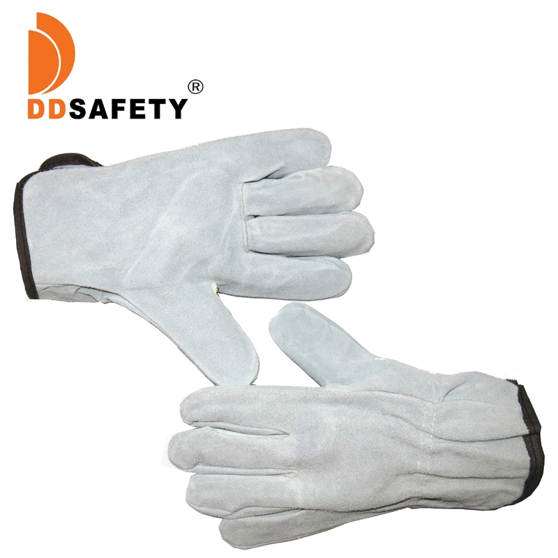Ddsafety Cow Split Leather Motocross Driver Gloves
