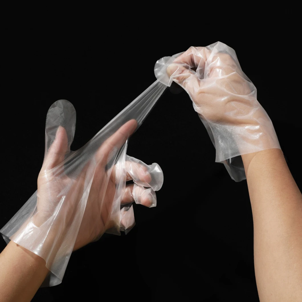 Food Safe Plastic Disposable TPE Gloves Household Cleaning Food Processing Nursing Home
