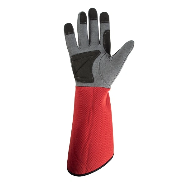 Long Cuff Synthetic Leather Work Gloves