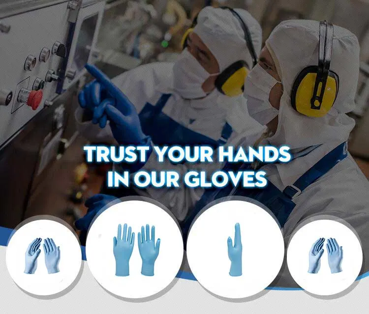 Powder/Powder Free Latex Examination Medical Gloves Latex Surgical Examination Gloves