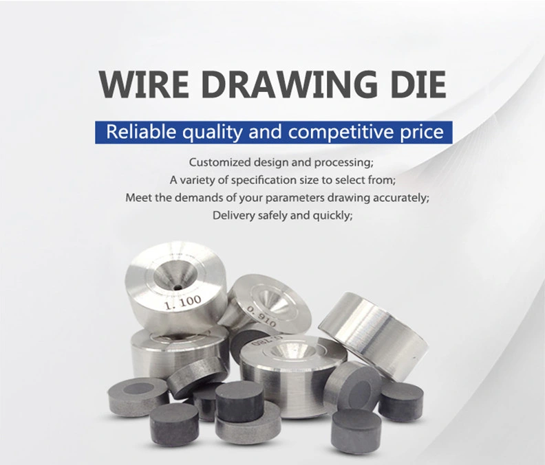 PCD Wire Drawing Die Blanks Polycrystalline Wire Drawing Dies
