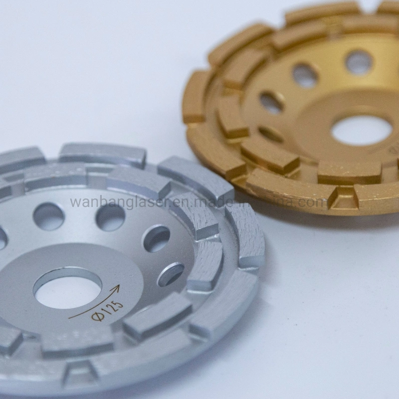Abrasive Polishing Grinding Disc Diamond Dry Double Row Cup Wheel